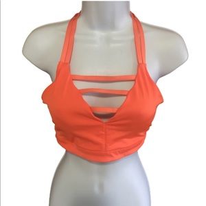 Victoria’s Secret Sport Neon Orange Sports Bra L